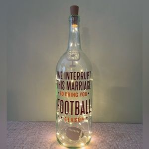 Football Decorative Bottle - Marriage & Football Season